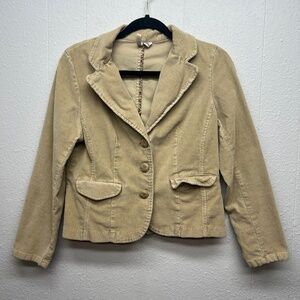St. John's Bay Y2K Retro Vintage Grunge Chic Corduroy Womens Jacket MP Stretch